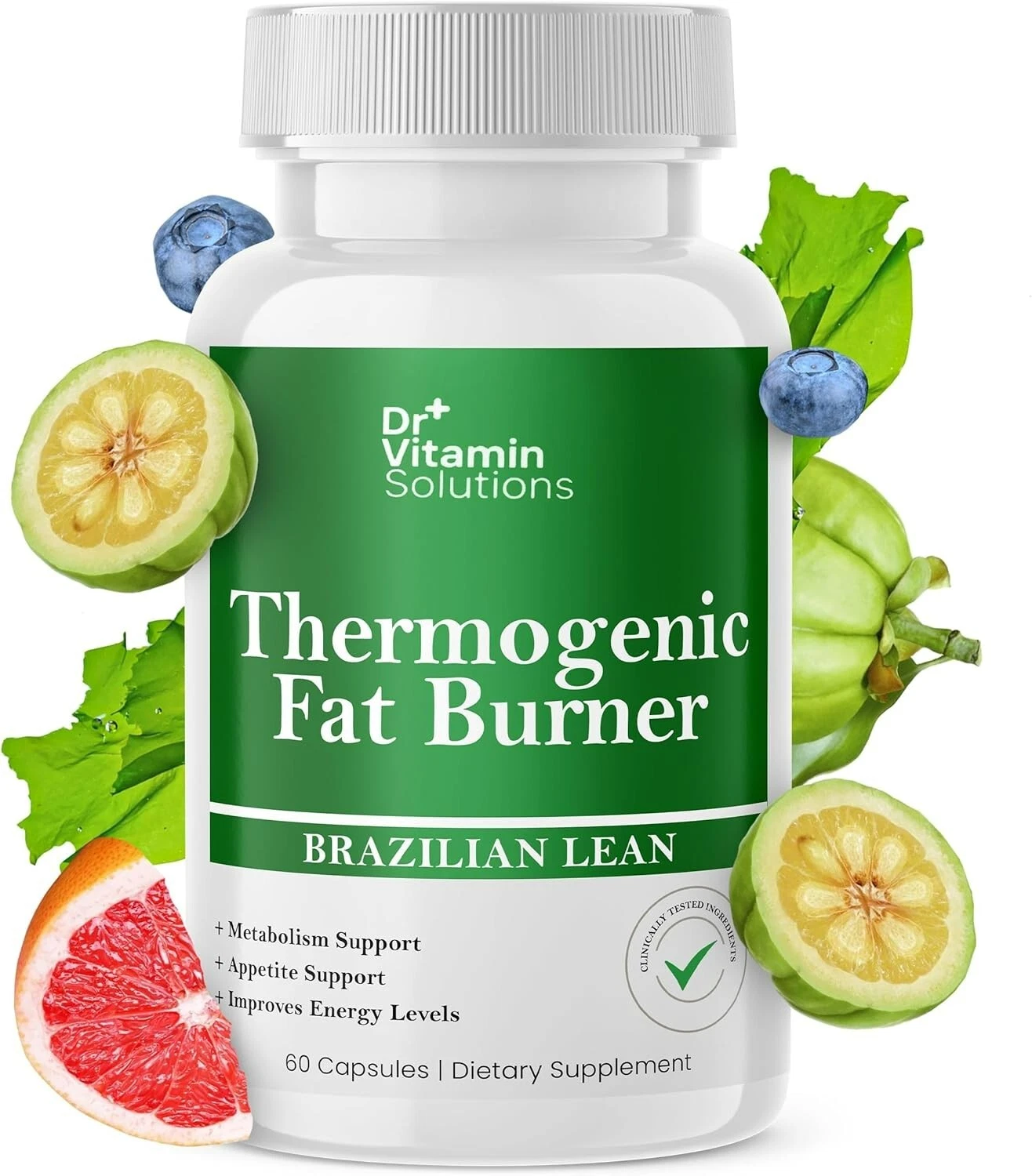 Thermogenic Fat Burner Brazilian Lean, Weight Loss Pills for Women, Waist Trim