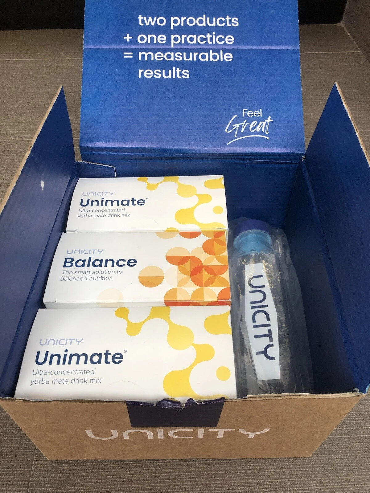 UNICITY | Weight Loss System | 2 Unimate 1 Balance 1 Unicity Feel Great Bottle
