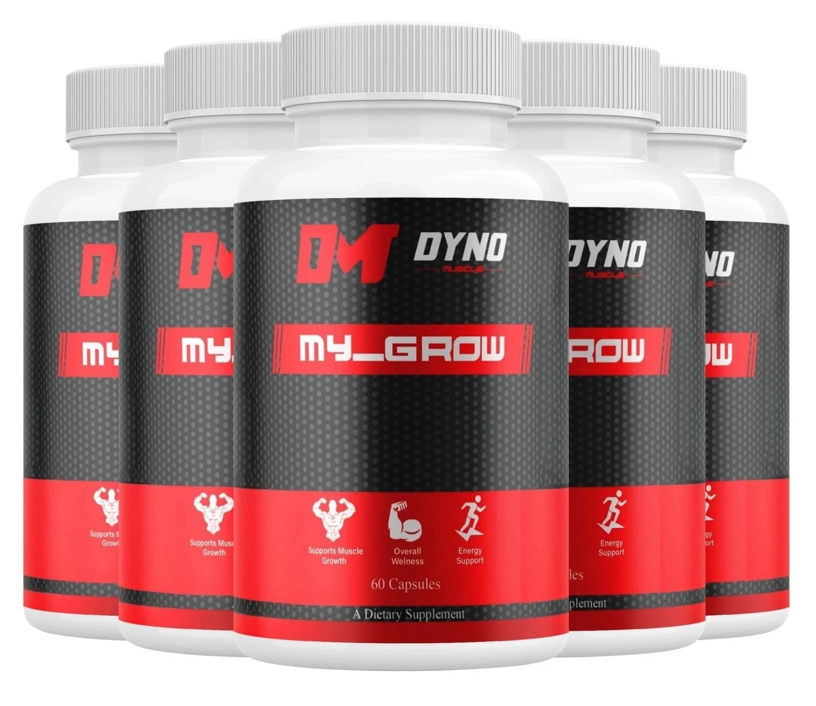 [167615828501] (5 Pack) Dyno My-Grow Muscle Support Dyno My-Grow Supplement (300 Capsules) USA