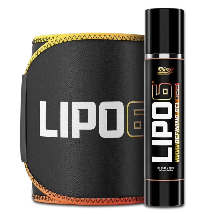 Nutrex Research Lipo 6 Defining Gel Fat Burner with Waist Trimmer Purchase Sweat