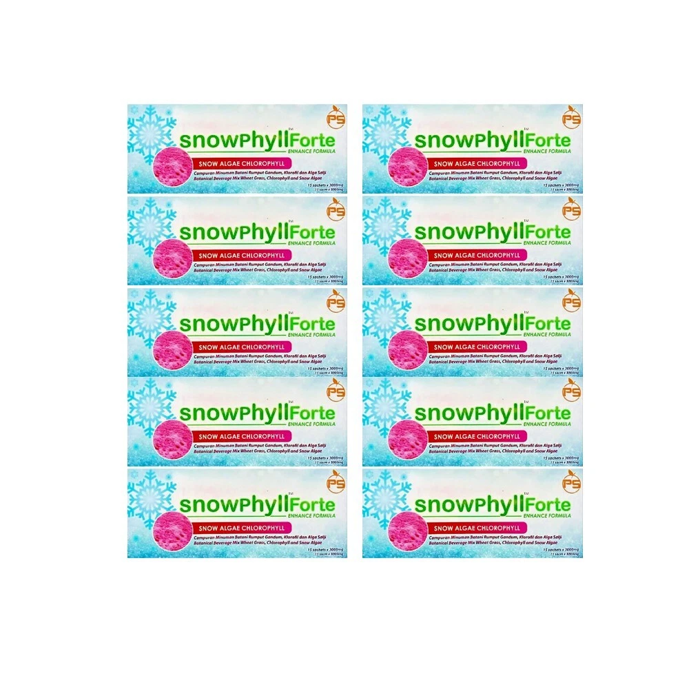 1-10 Phytoscience Snowphyll Forte Snow Algae for Weight Loss Algae Chlorophyll