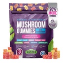 1-3PCS Organic Mushroom Complex Gummies - 80 Functional Supplement Gimmie
