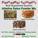 Irish Sea Moss - Bladderwrack - Burdock Root - Alkaline Detox Powder Mix -FRESH!
