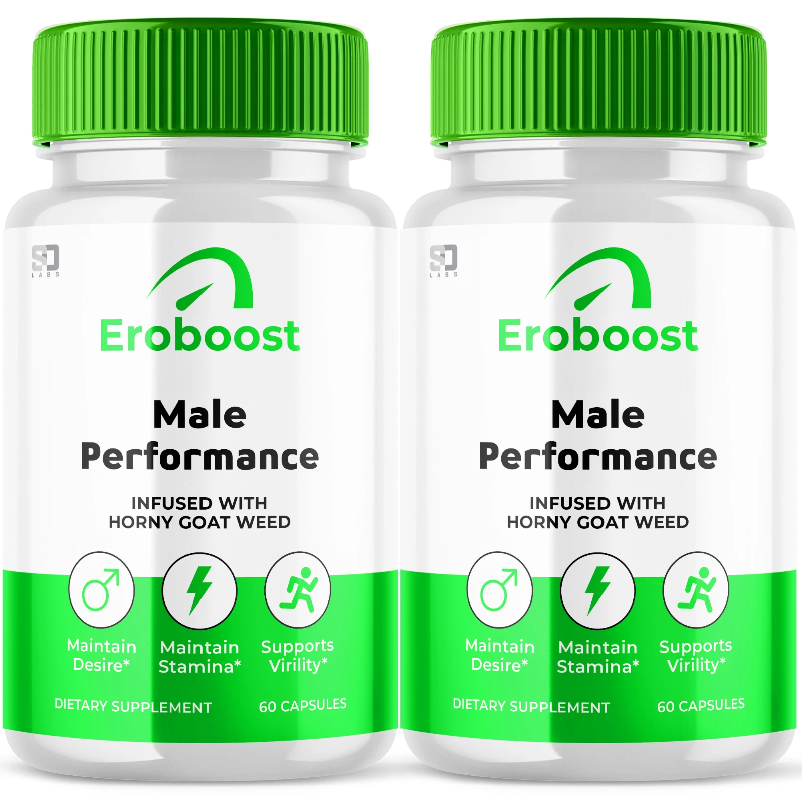(2 Pack) Eroboost Men Pills, Maximize Energy, Vitality & Stamina 120 Capsules