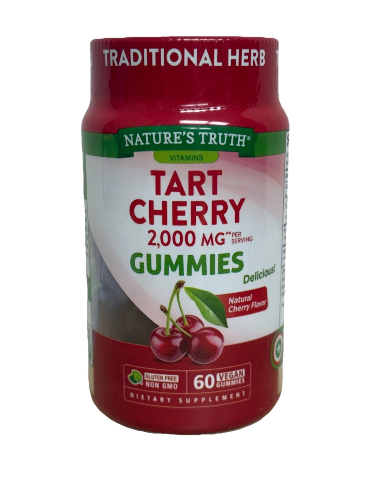 Nature's Truth Tart Cherry 2,000mg Gummies - 60 Vegan Gummies