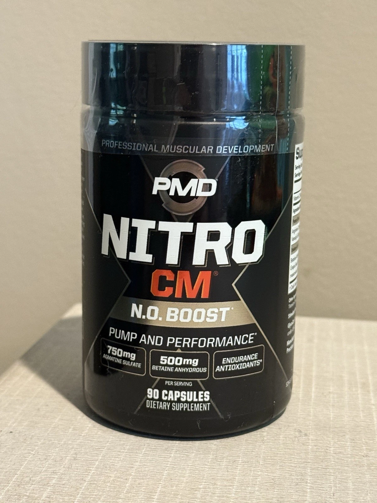 [187385078067] Nitro CM Nitric Oxide Formula Muscle Pumps Performance 90 Capsules 3 Pack