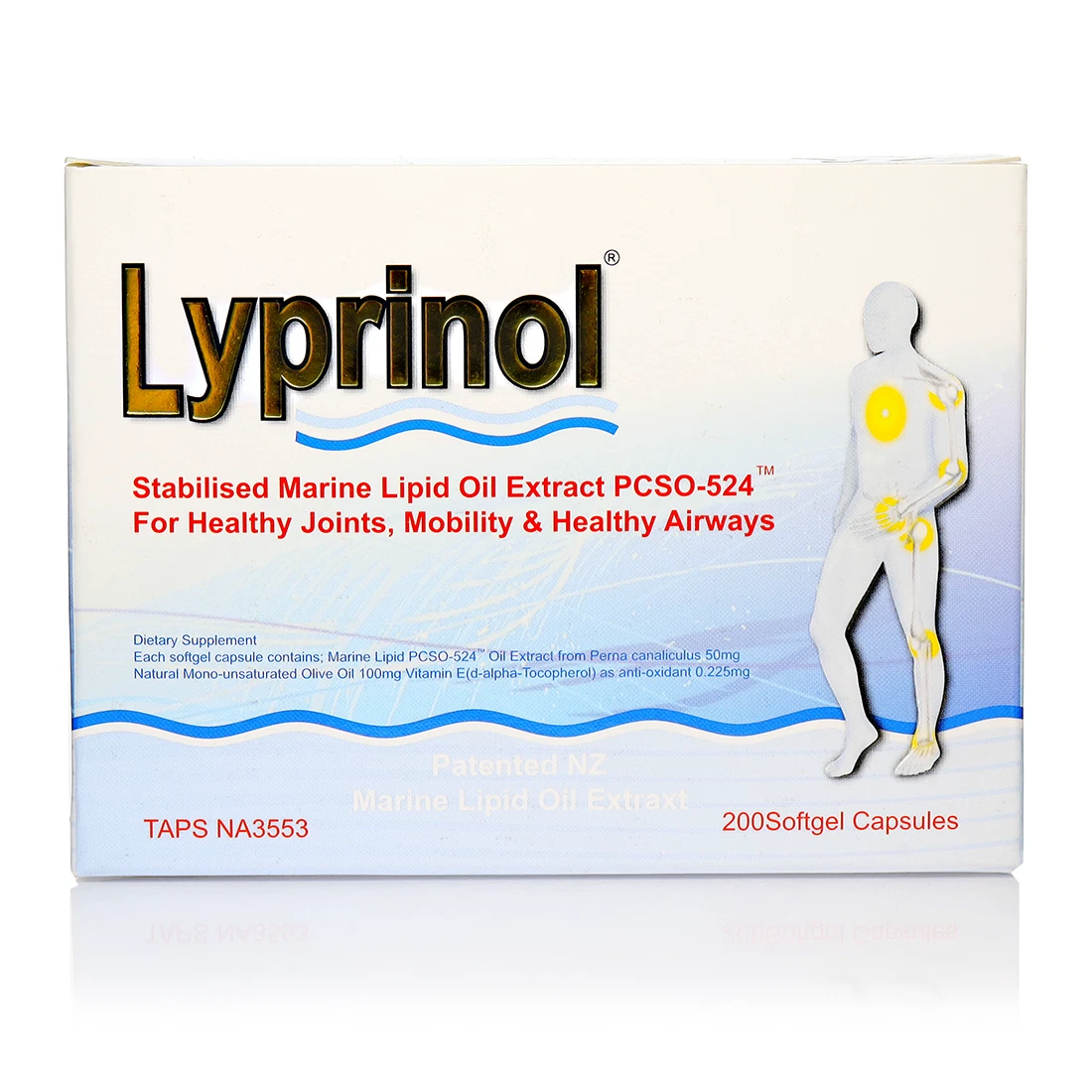 Lyprinol New Zealand Green Lipped Mussel Extract 200 Capsules (3 Pack)