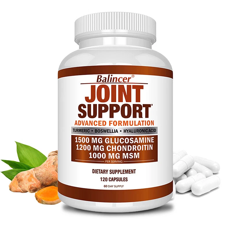 Glucosamine + Chondroitin + MSM + Curcumin + Hyaluronic Acid 120 capsules