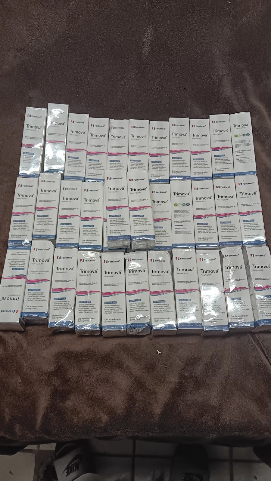 [226799940713] 35 Lot Trimova Weight Loss Drops for Burning Excess Fat & Boosting Energy