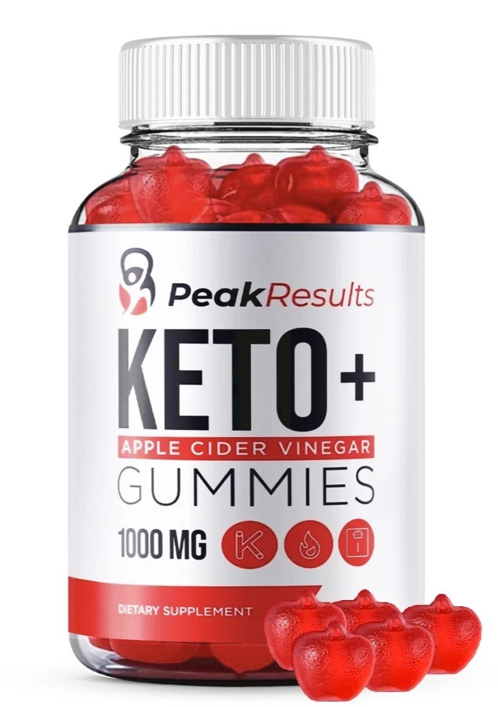 (1 Pack) Peak Results Keto + ACV Gummies Formula for Weight Loss (60 Gummies)