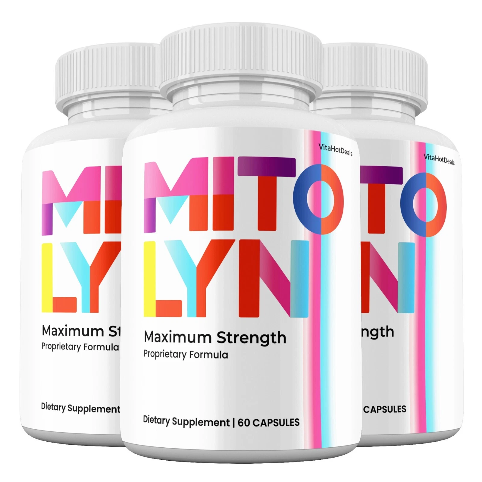 Mitolyn Capsules, Max Strength Supplement, Mito lyn Keto Pills (3 Pack)