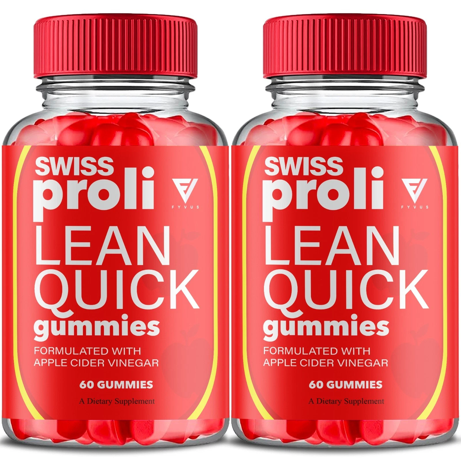 (2 Pack) Swiss Proli Lean Quick Keto Gummy, SwissProli ACV Formula (120 Gummies)