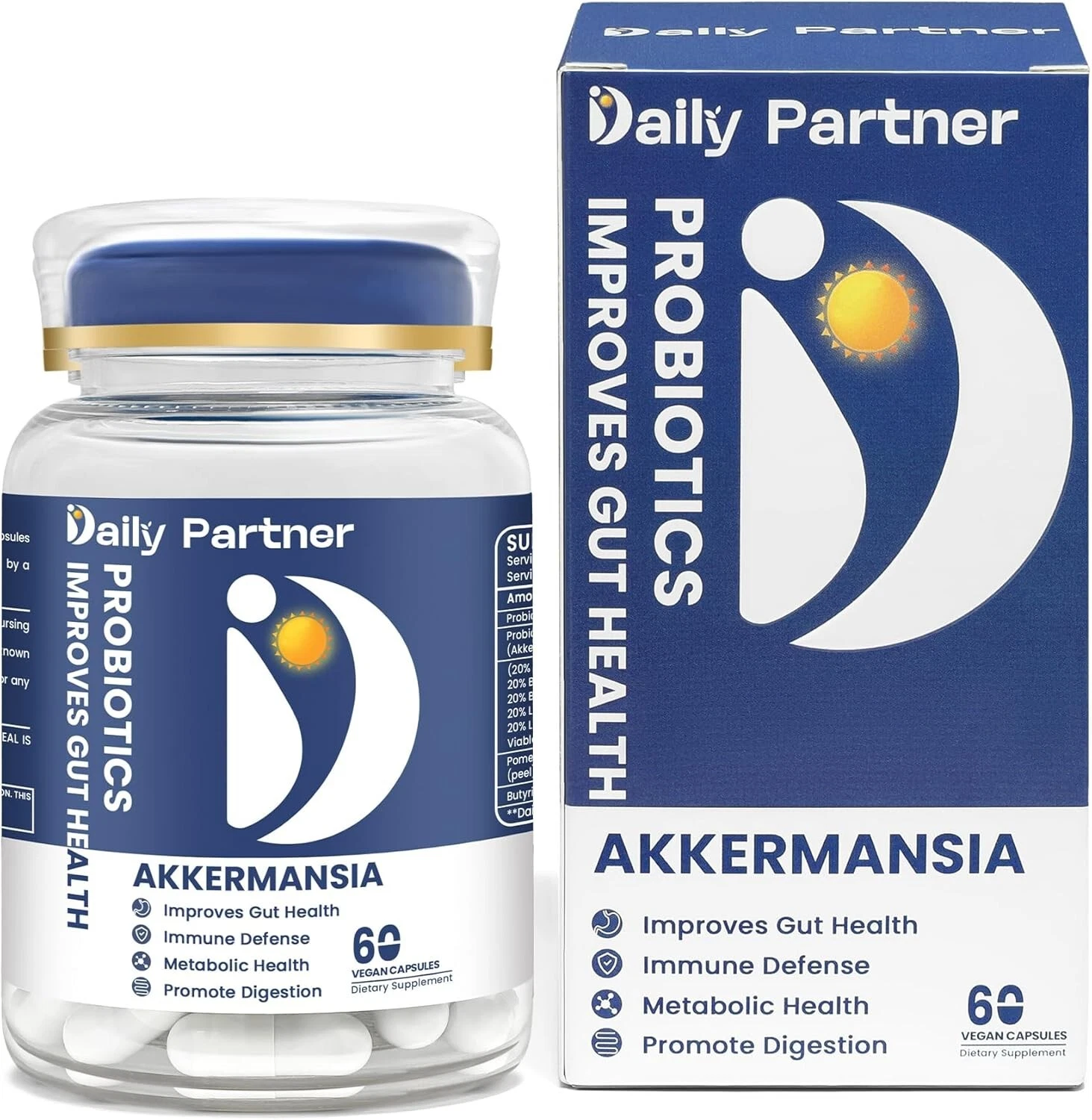 Akkermansia Probiotic with Butyrate - 30 Billion CFU - Delayed Release - 60ct.