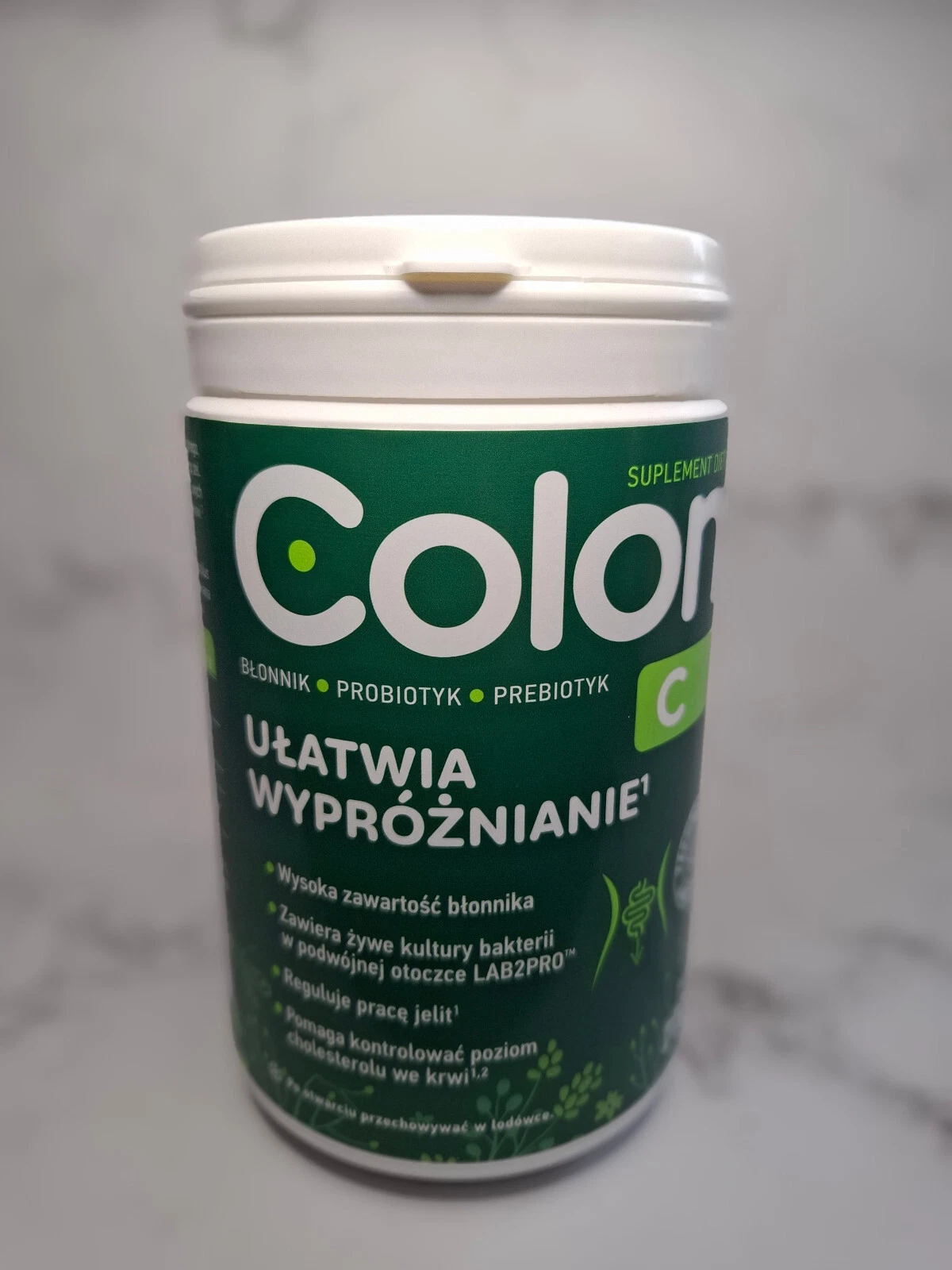 COLON C Psyllium Seed Powder Plantago Ovata 200/400g Fibre Probiotic Gut