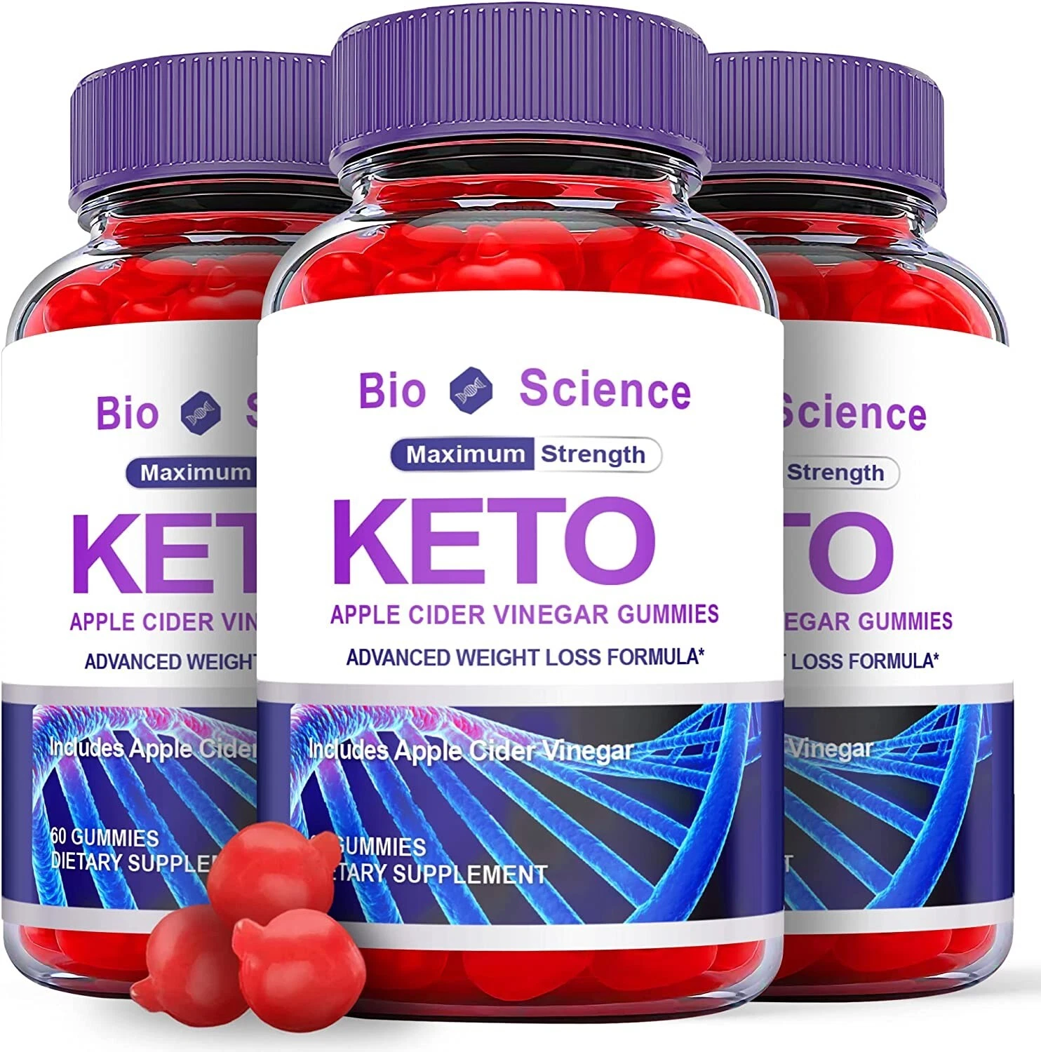Bioscience Keto - Bioscience ACV Keto Gummies Weight Loss (3 Pack)