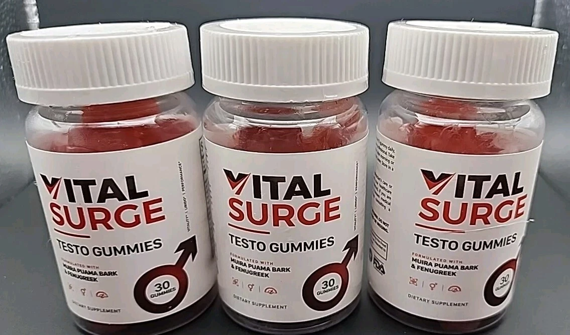 Vital Surge Testo Gummies 3pk (90 Count Total)