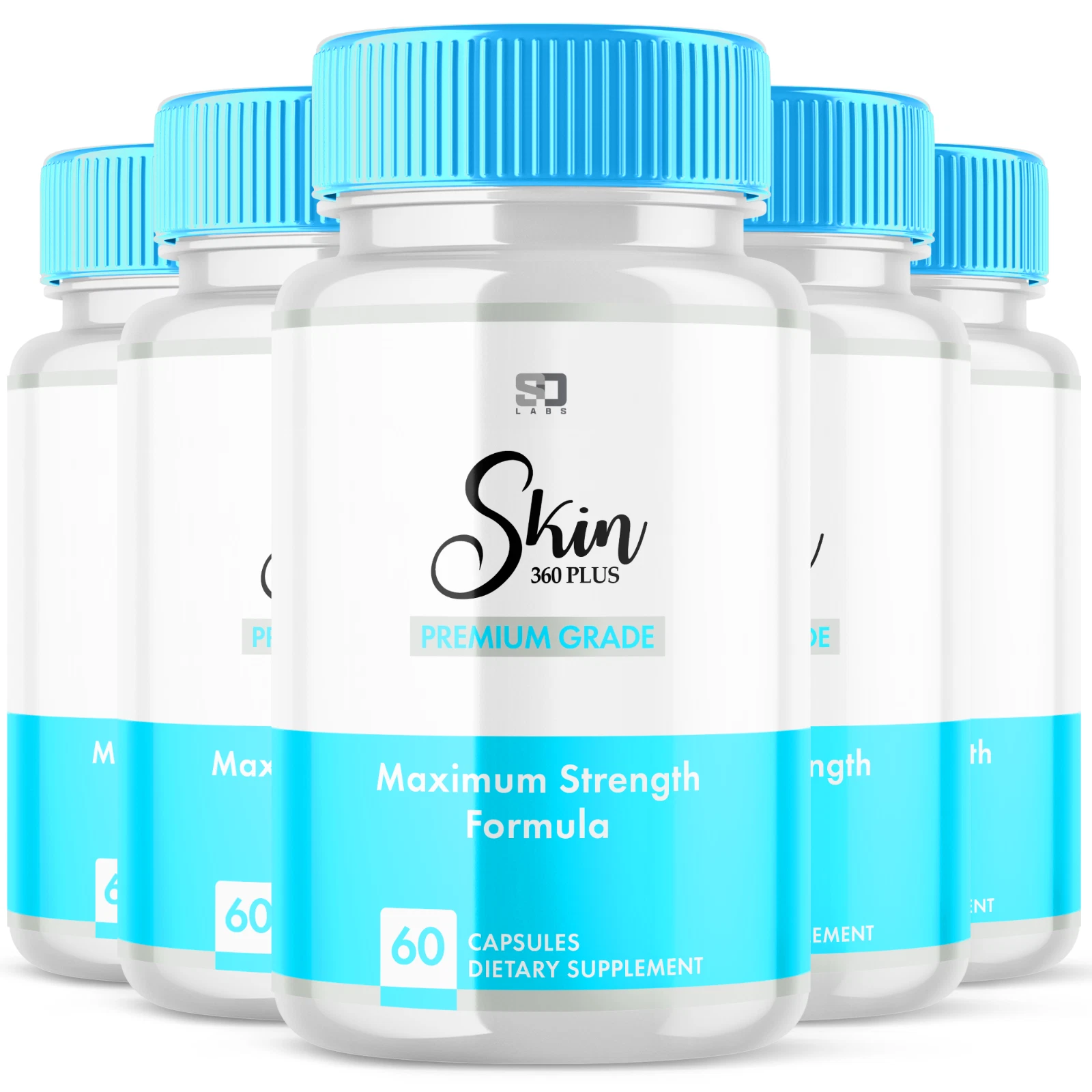 Skin 360 Plus - Skincare Pills for Glowing Skin and Pigmentation (5 Pack)