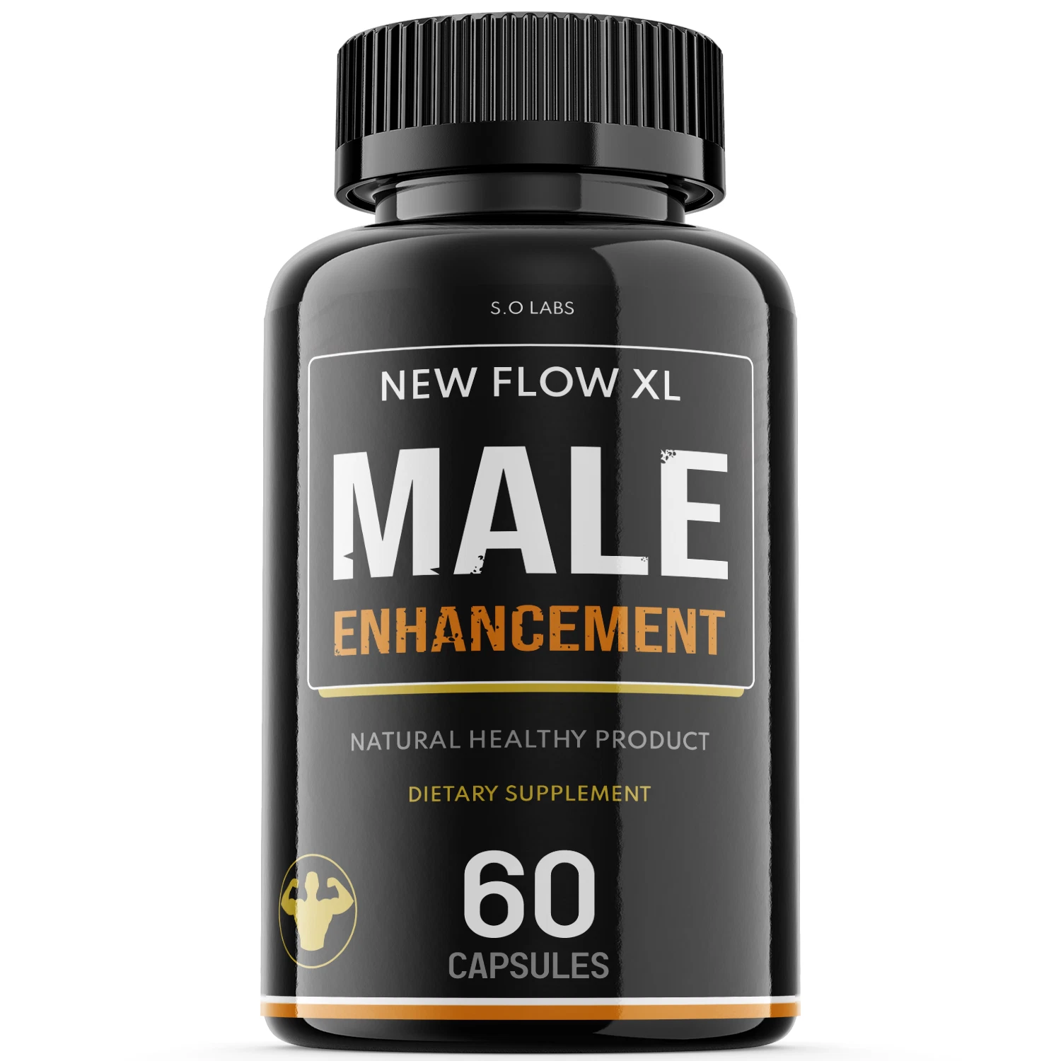 New Flow XL - Male Virility - 1 Bottle - 60 Capsules