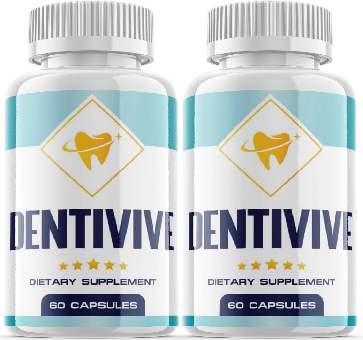 (2 Pack) Dentivive Dental Supplement Pills - For Teeth Health & Gums Repair