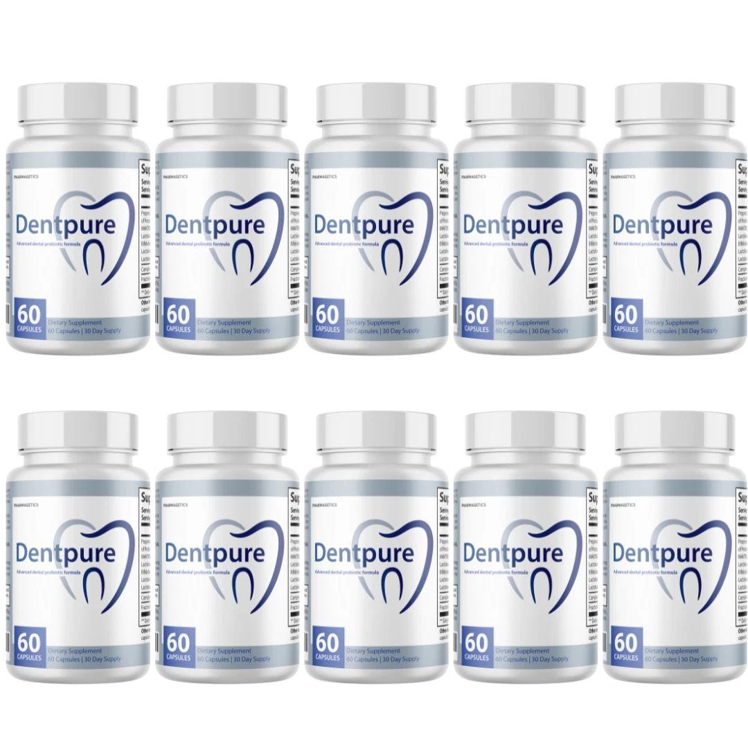 [256902827824] Dentpure Dental Support Capsules, Dent pure Oral Health - 10 Bottles