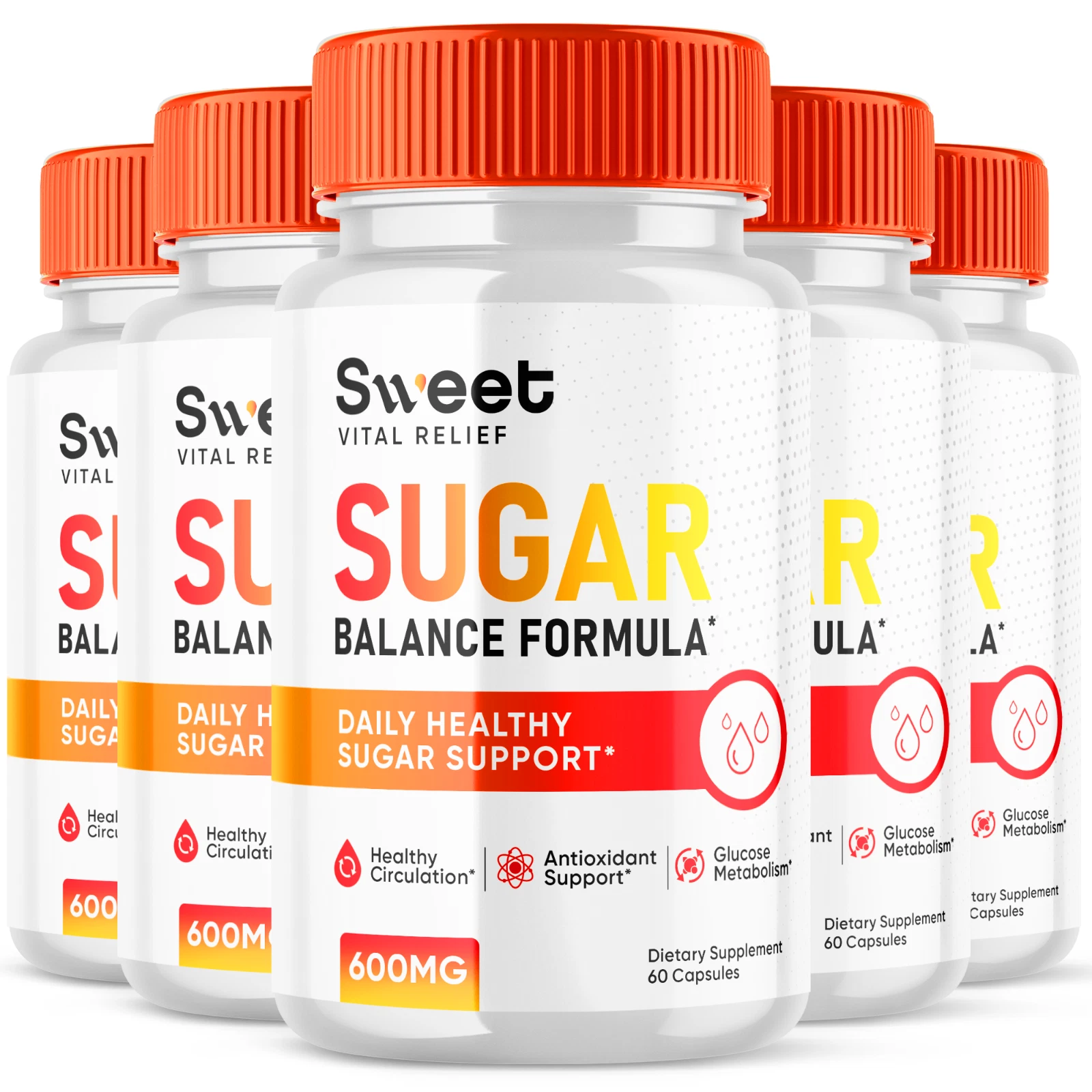 Sweet Vital Relief Glyco Balance Formula Advanced Glycogen Support 300 Capsules