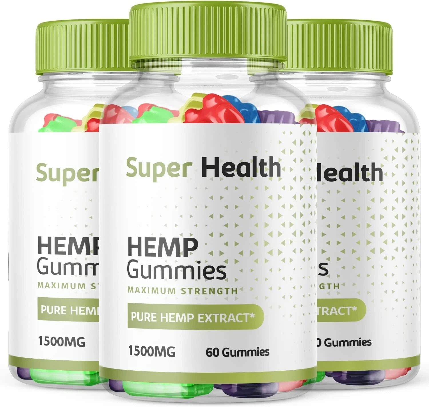 3 Pack - Super Health Gummies - Super Health Multivitamin Supplement-180 Gummies