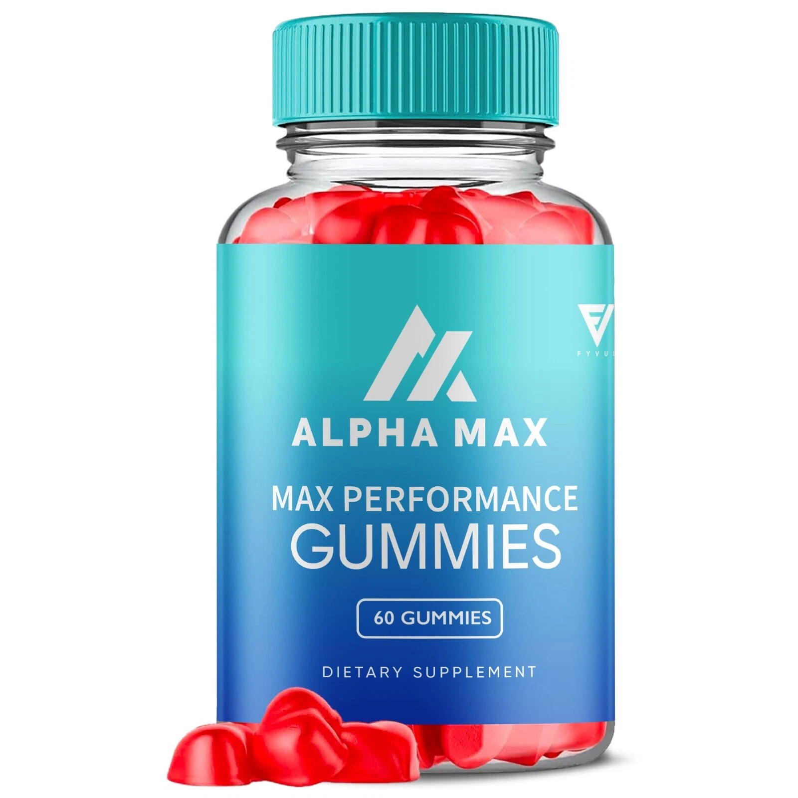 Alpha Max Gummies AlphaMax Maximum Strength Formula (60 Gummies)