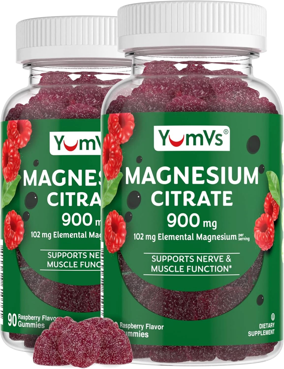 Magnesium Citrate Gummies - 900Mg Magnesium (102Mg of Elemental Magnesium) - Hig