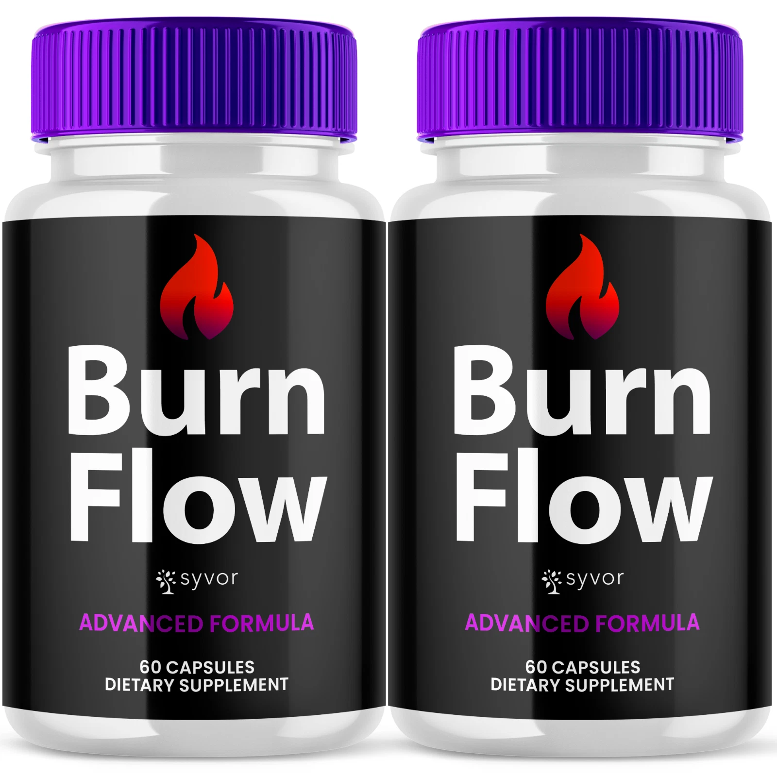 Burn Flow Advanced Formula Natural Energy & Fitness Support Vitamin 120 Capsules
