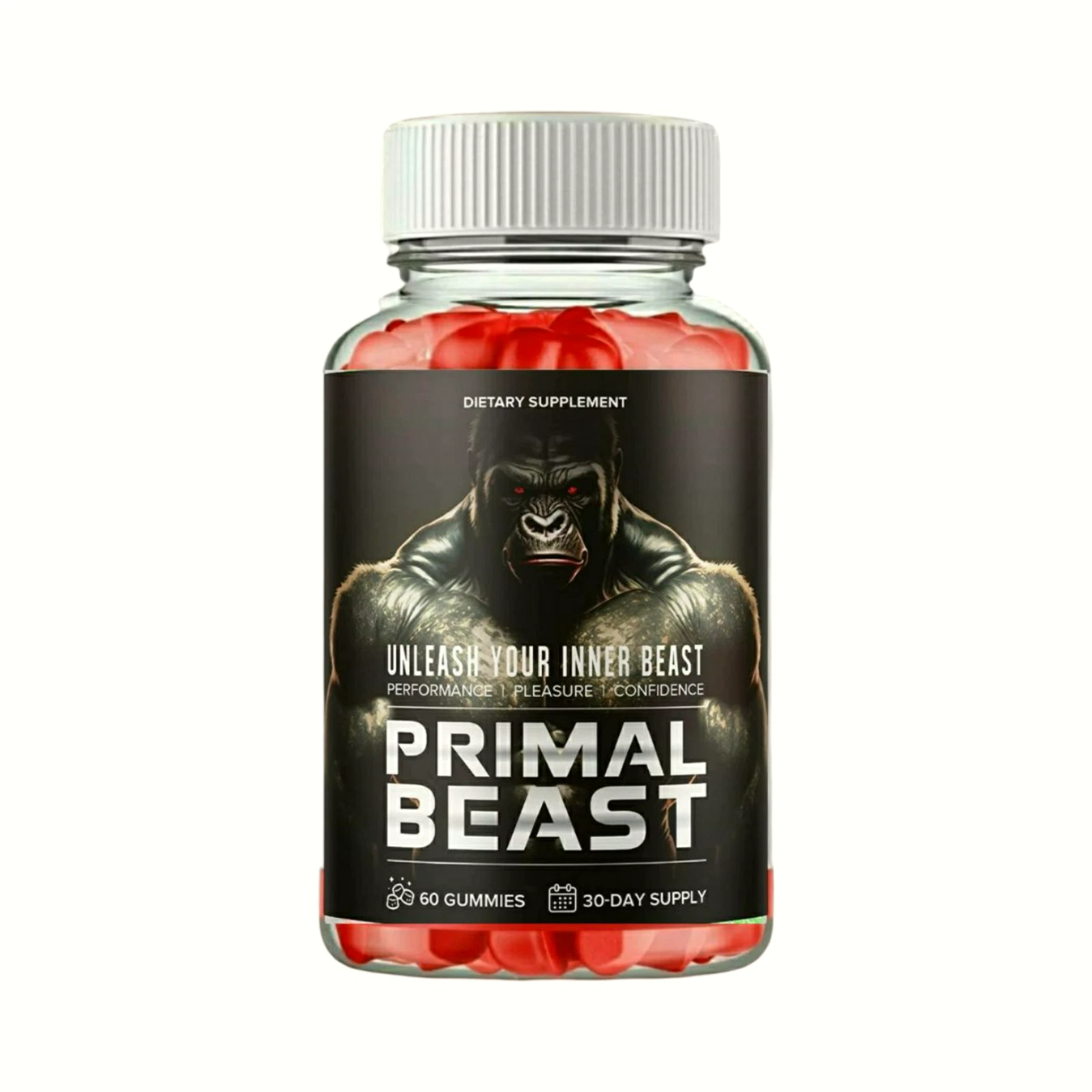 Primal Beast Gummies, Primal Gummies For Men - 60 Gummies