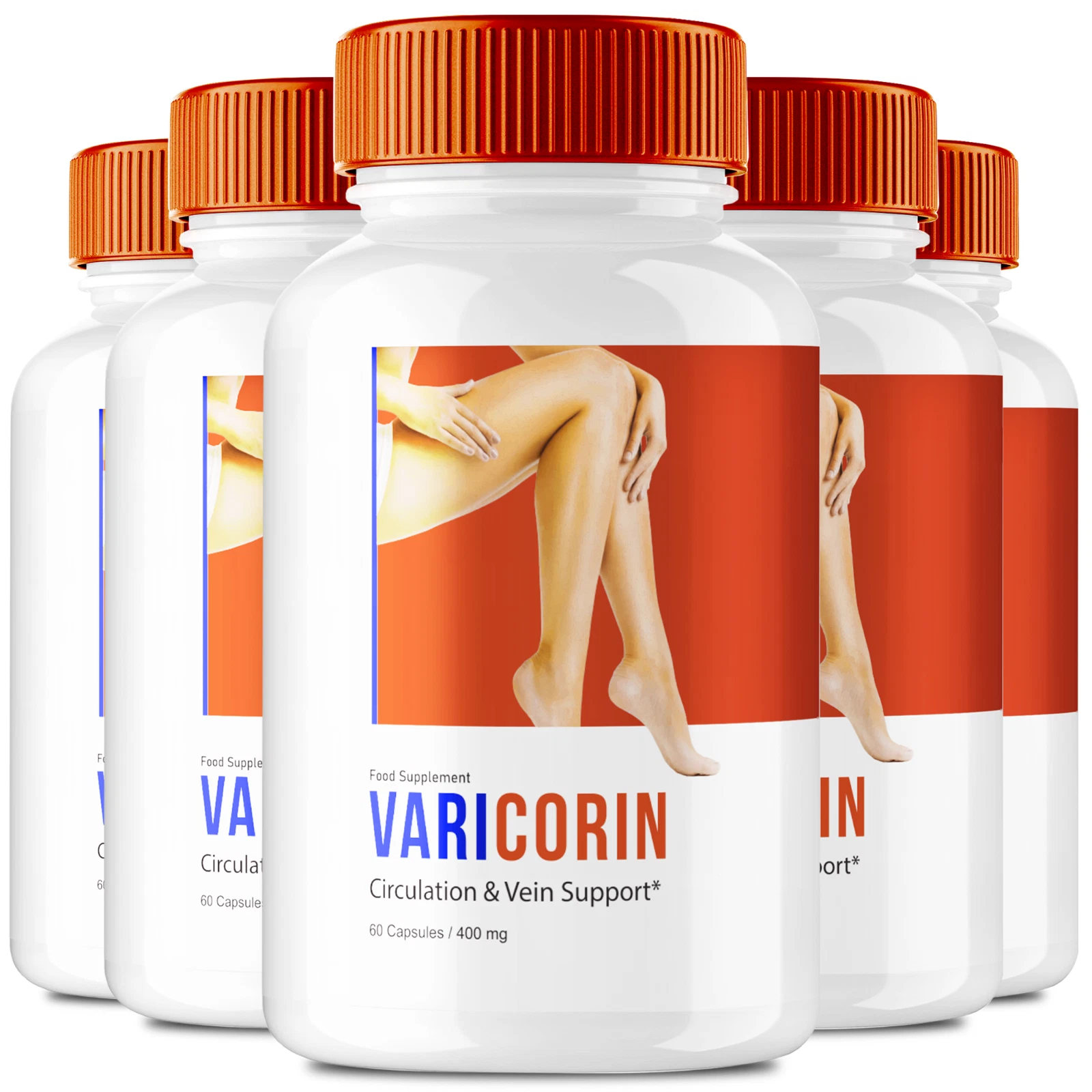 (5 Pack) Varicorin Capsules Varicorin Blood Formula Support Pills (300 Capsules)