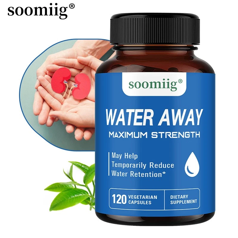 [205609579982] Water Away Maximum Strength 120 Capsules Support Urinary Tract Health Detox