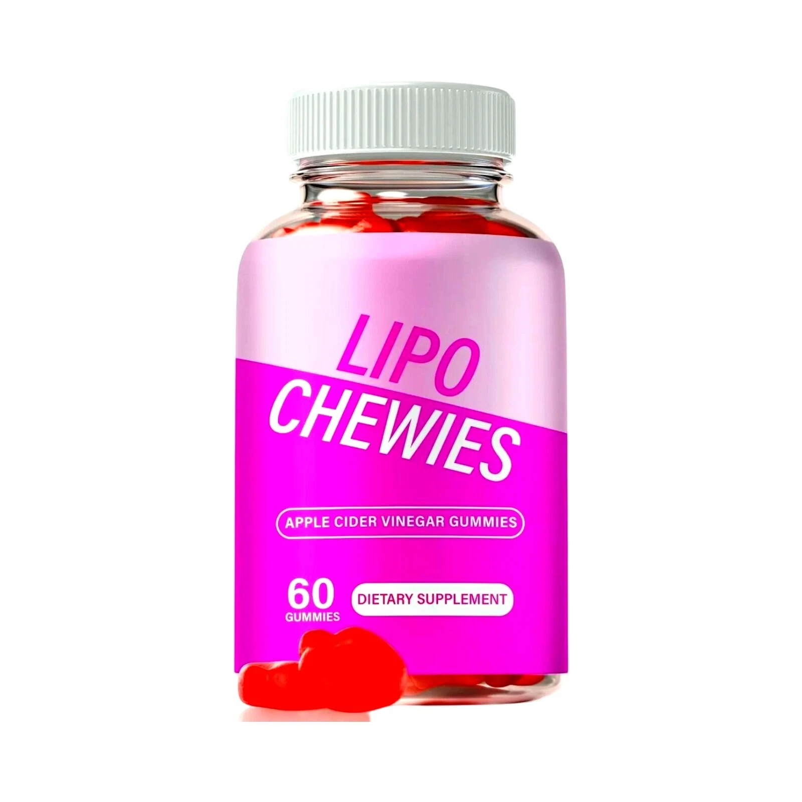 Lipo Chewies Keto Gummies for Advanced Weight Loss & Energy - 60 Gummies
