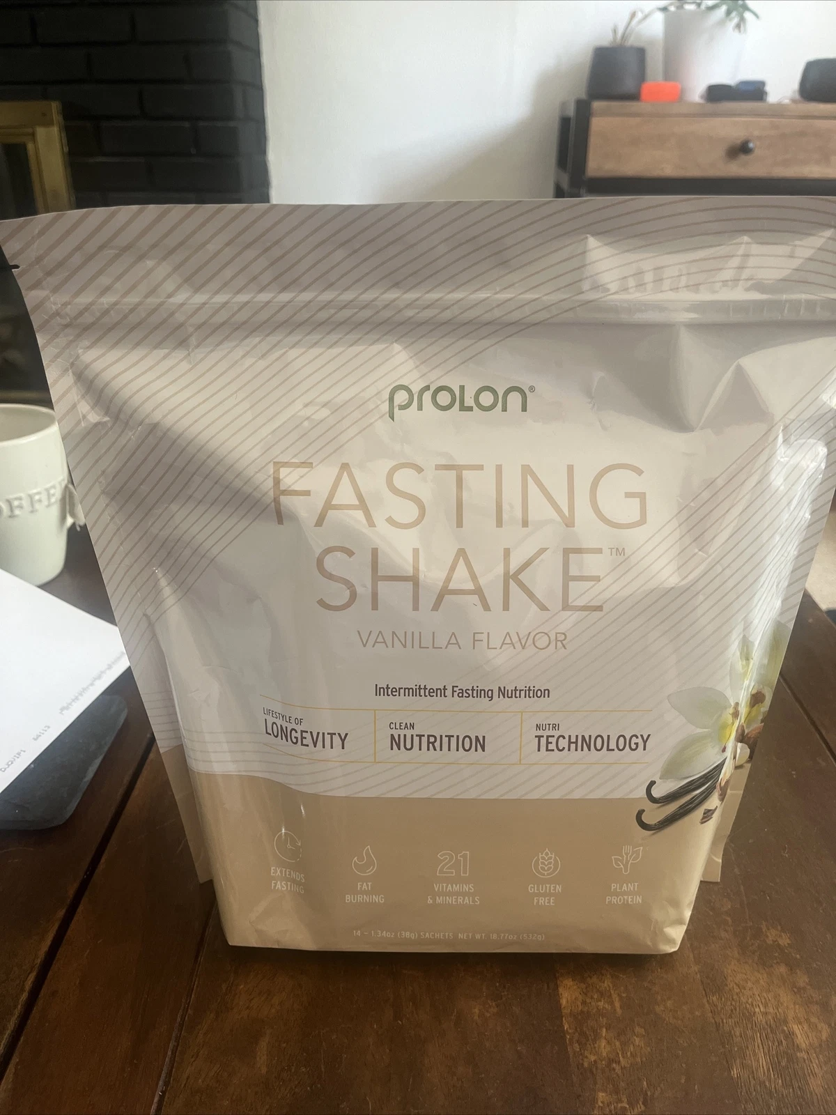 [386956227656] Prolon Fasting Shake- Vanilla 18.77 Oz 14 Servings