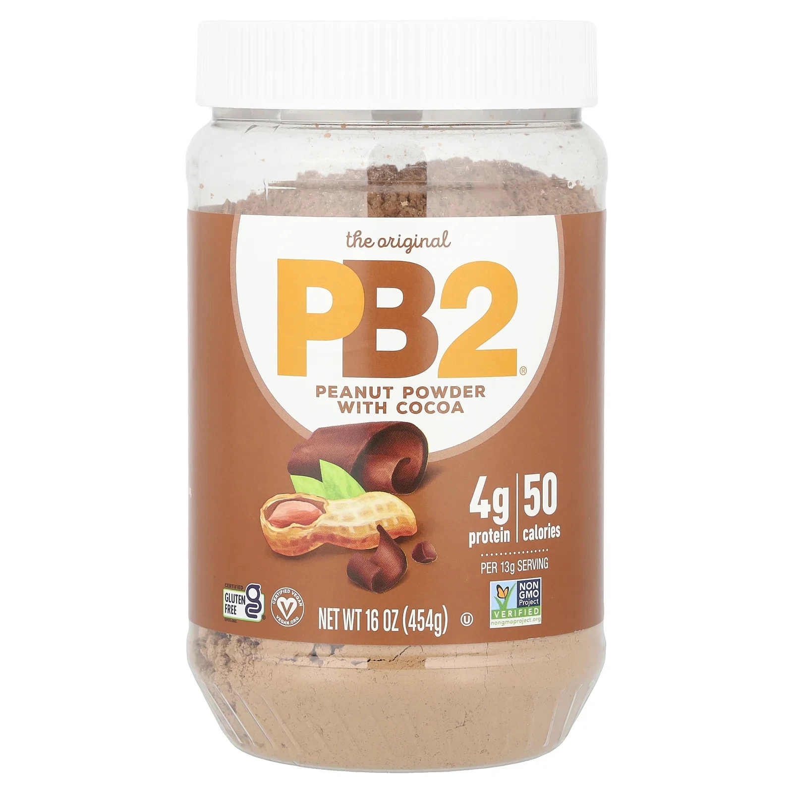 Bell Plantation PB2 with Premium Chocolate 16 oz 453 6 g All-Natural,