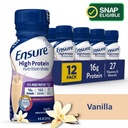 Ensure High Protein Nutrition Shake Vanilla Flavor - 6 ct 8 Oz Pack of 2