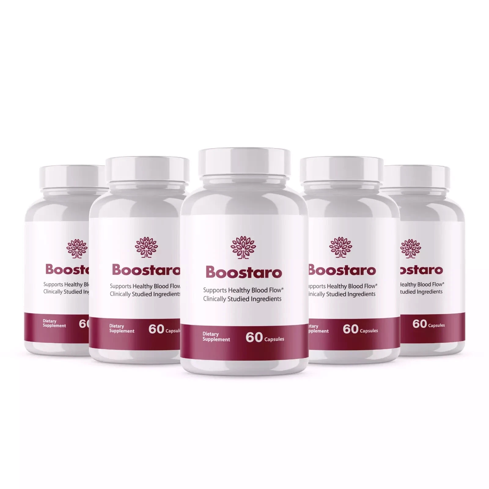 Capsules, Boostaro Blood Flow Support for Men, Max Strength 5 Bottle US