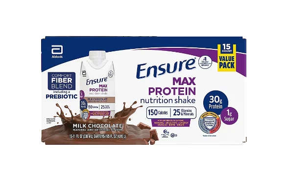 ensure max protein nutrition shake/30g Protein/15ct/11oz