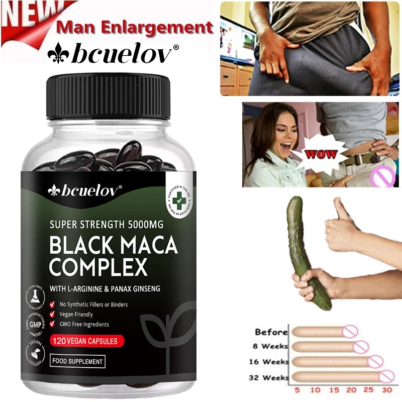 Black Maca Complex Capsules - Balance Hormone,Improve Performance,Mood & Stamina