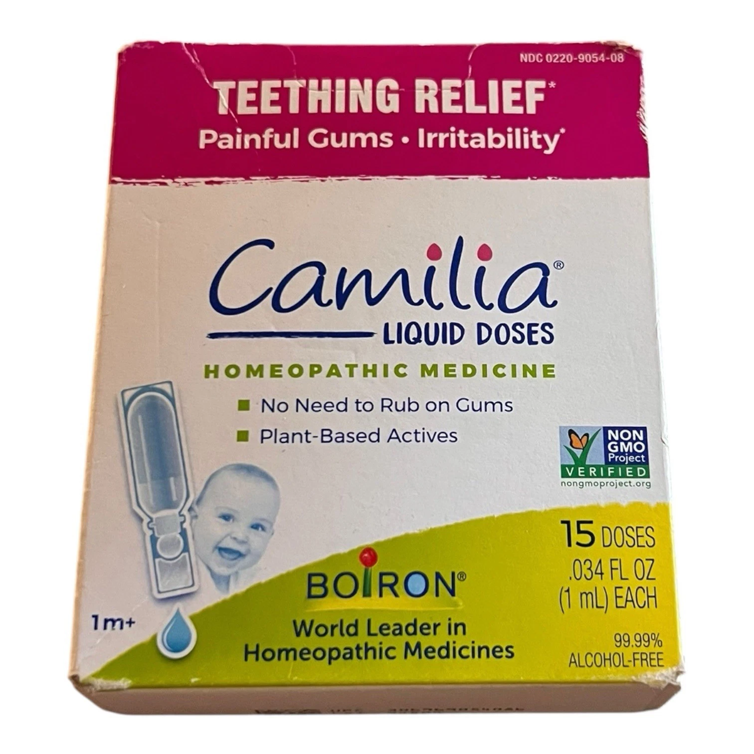 [116678053640] Boiron Camilia Teething Drops for Daytime and Nighttime Relief of Painful Gums