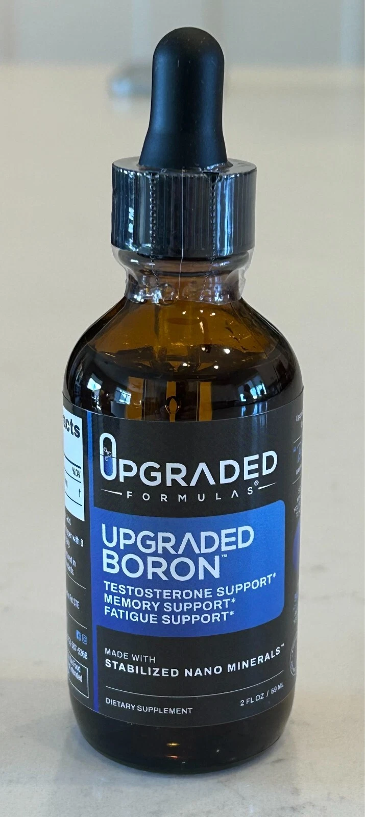 [396173518250] Upgraded Formulas Liquid Nano Boron Supplement 2oz/59mL Sealed Exp. 11/27