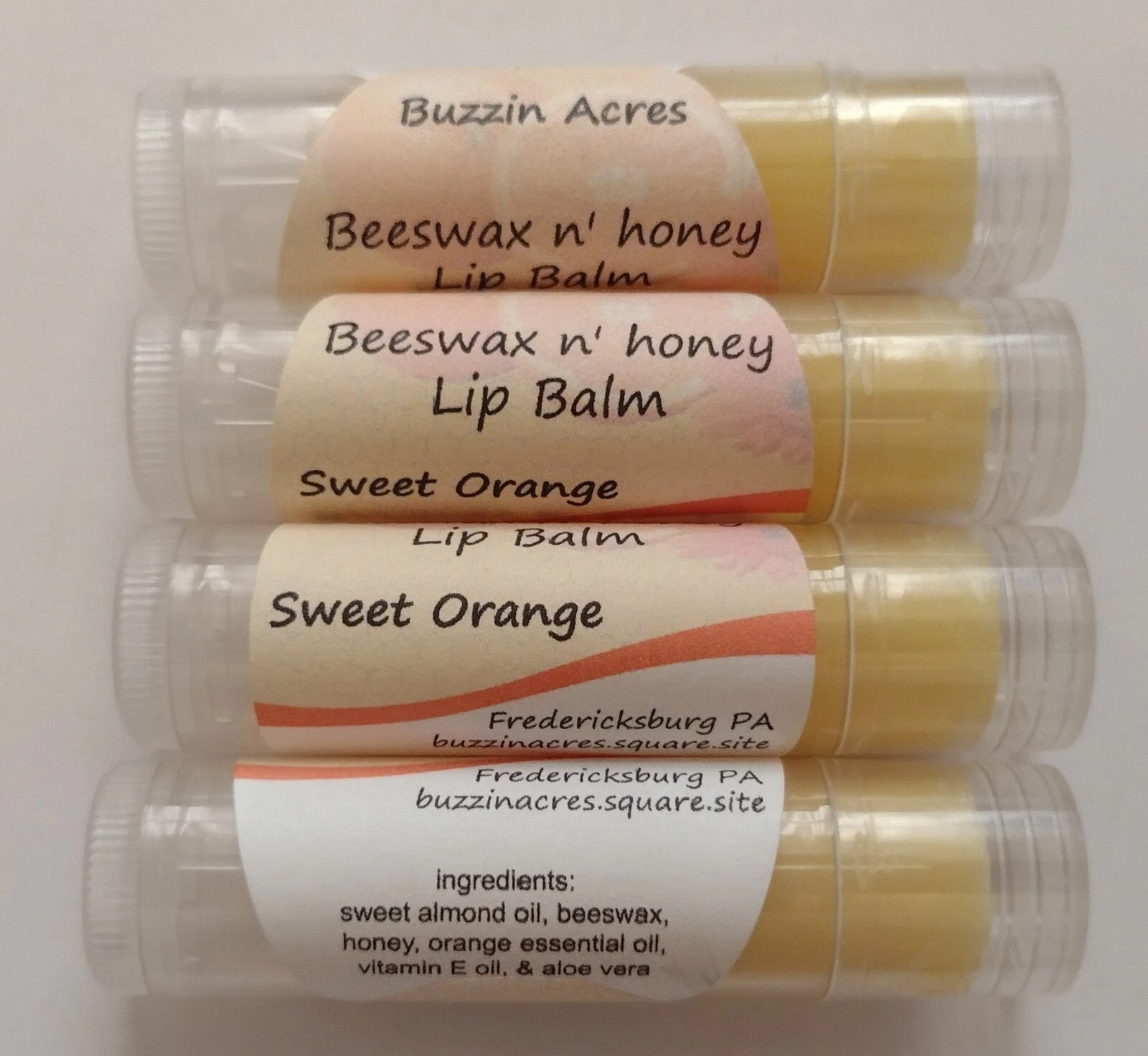 [126827277184] Homemade Beeswax Lip Balm