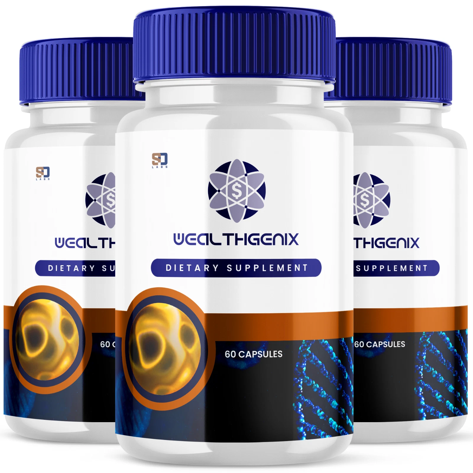 [286036504087] Wealthgenix Supports Cognitive Health, Wellness and Enhances Memory (3 Pack)