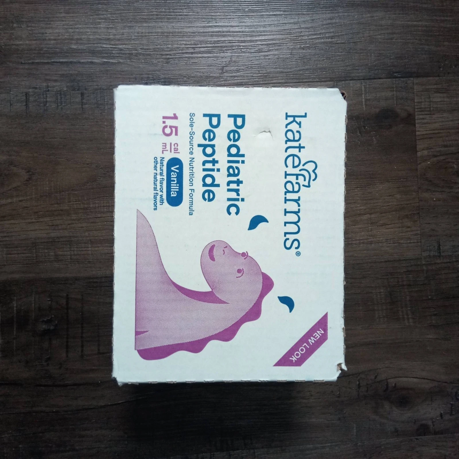 Kate Farms Pediatric Peptide 1.5 cal/ml Vanilla 8.45 Oz case 12 Bottle Exp2/2026