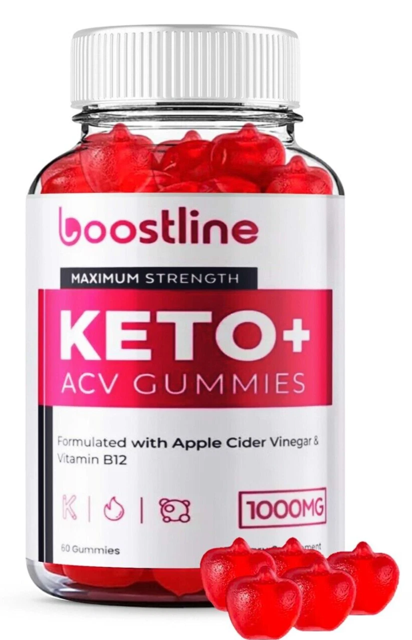Boostline Keto ACV Gummies Maximum Strength Dietary Supplement - (60 Gummies)