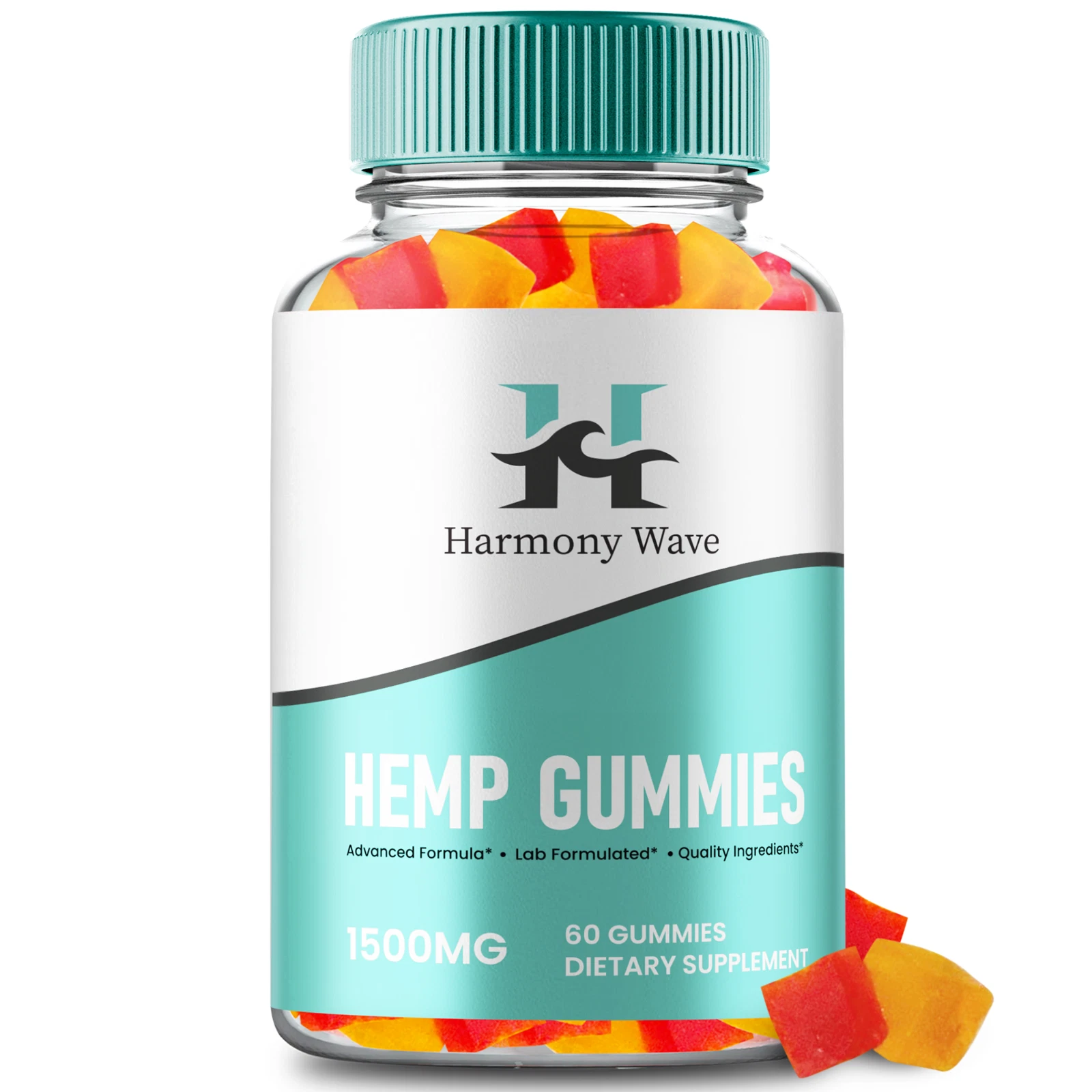 Harmony Wave Gummies, Overall Health and Wellness Support Gummy 60ct