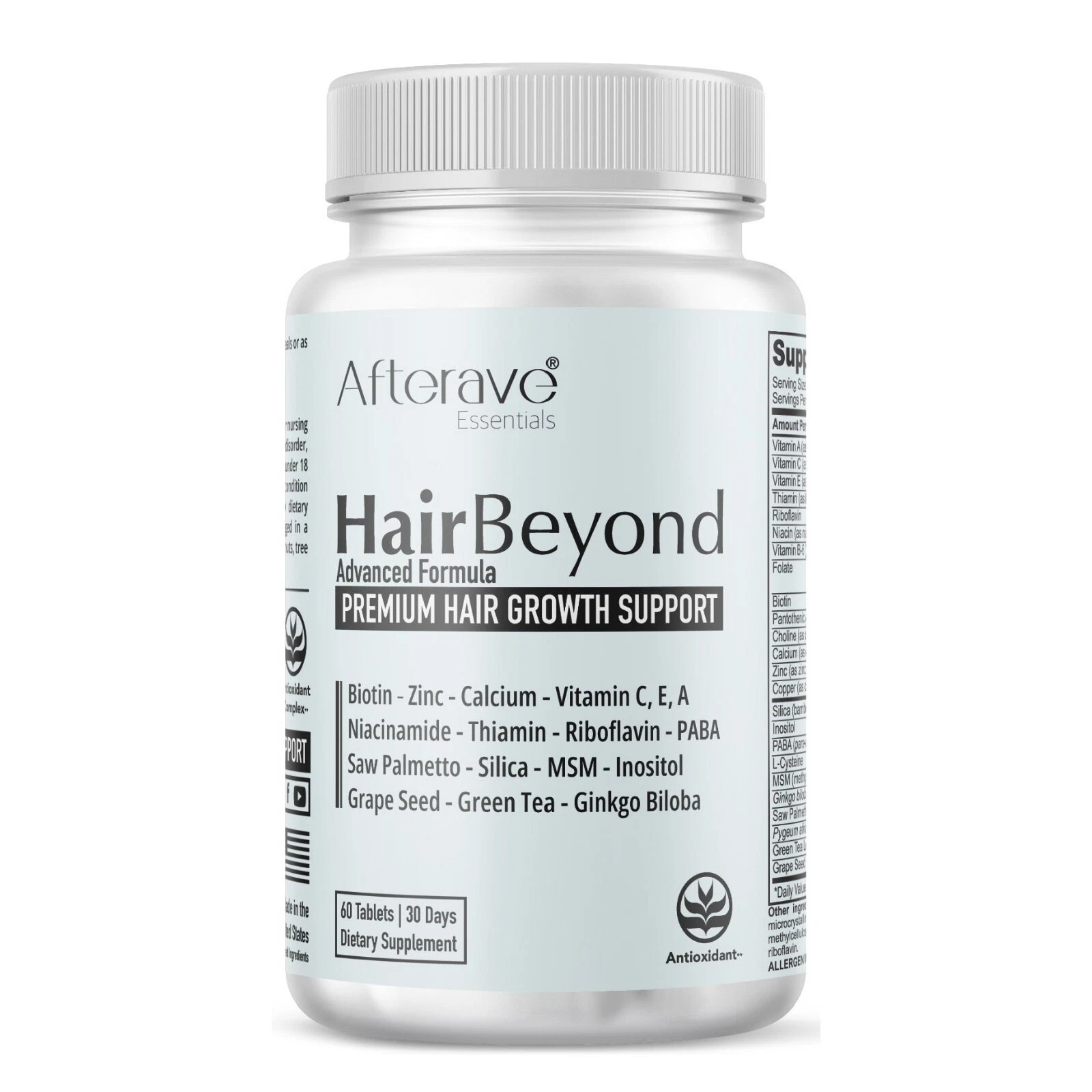 [275099364870] HairBeyond Advanced Hair Growth Formula, Improves Follicle and Scalp Strength