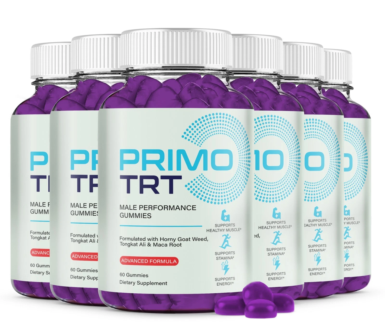 Primo TRT Gummies Maximum Strength Formula Chewable Vitamin 360 Gummies