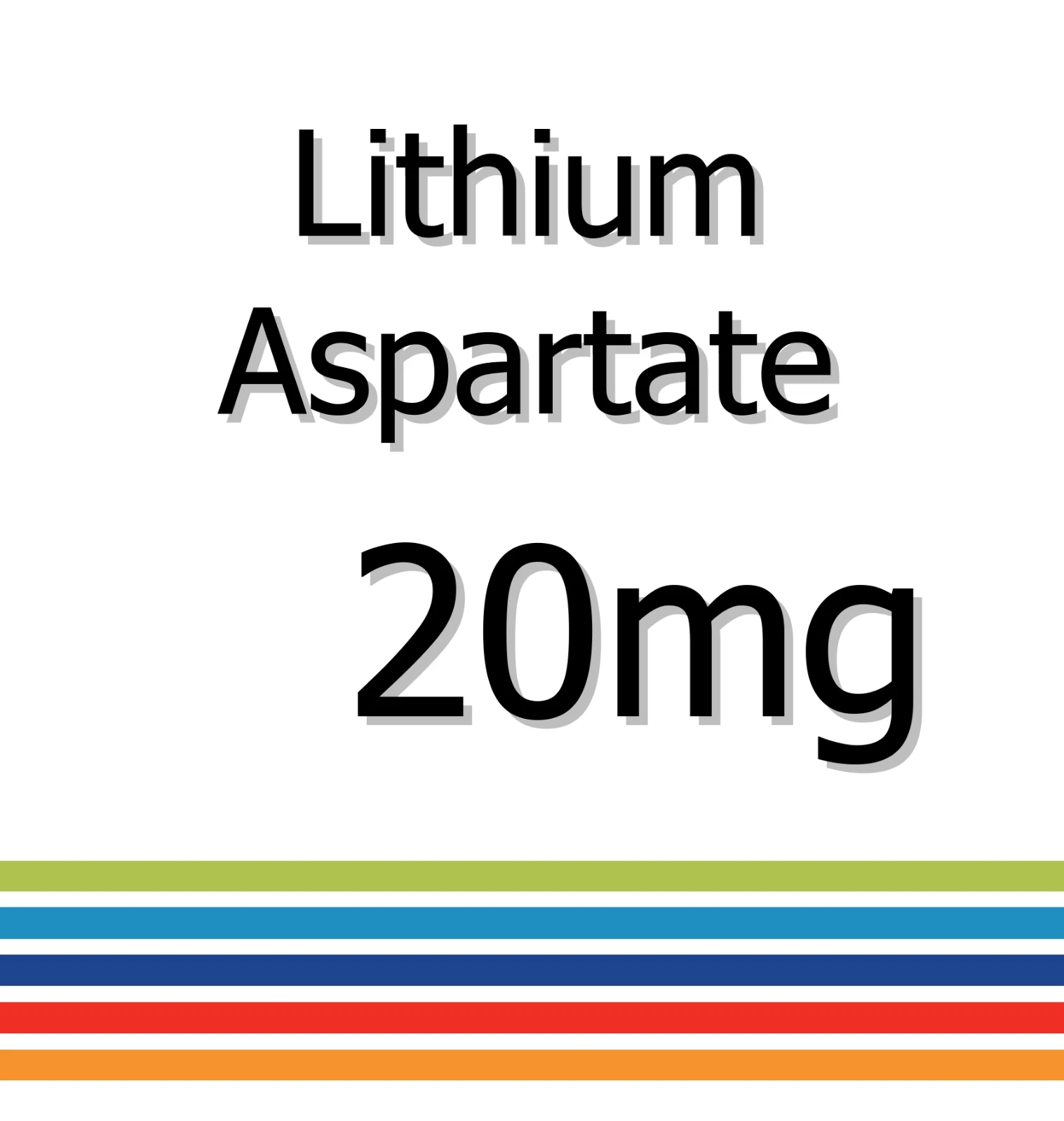 Lithium Aspartate 20mg x 60 Tablets - Sleep Aid