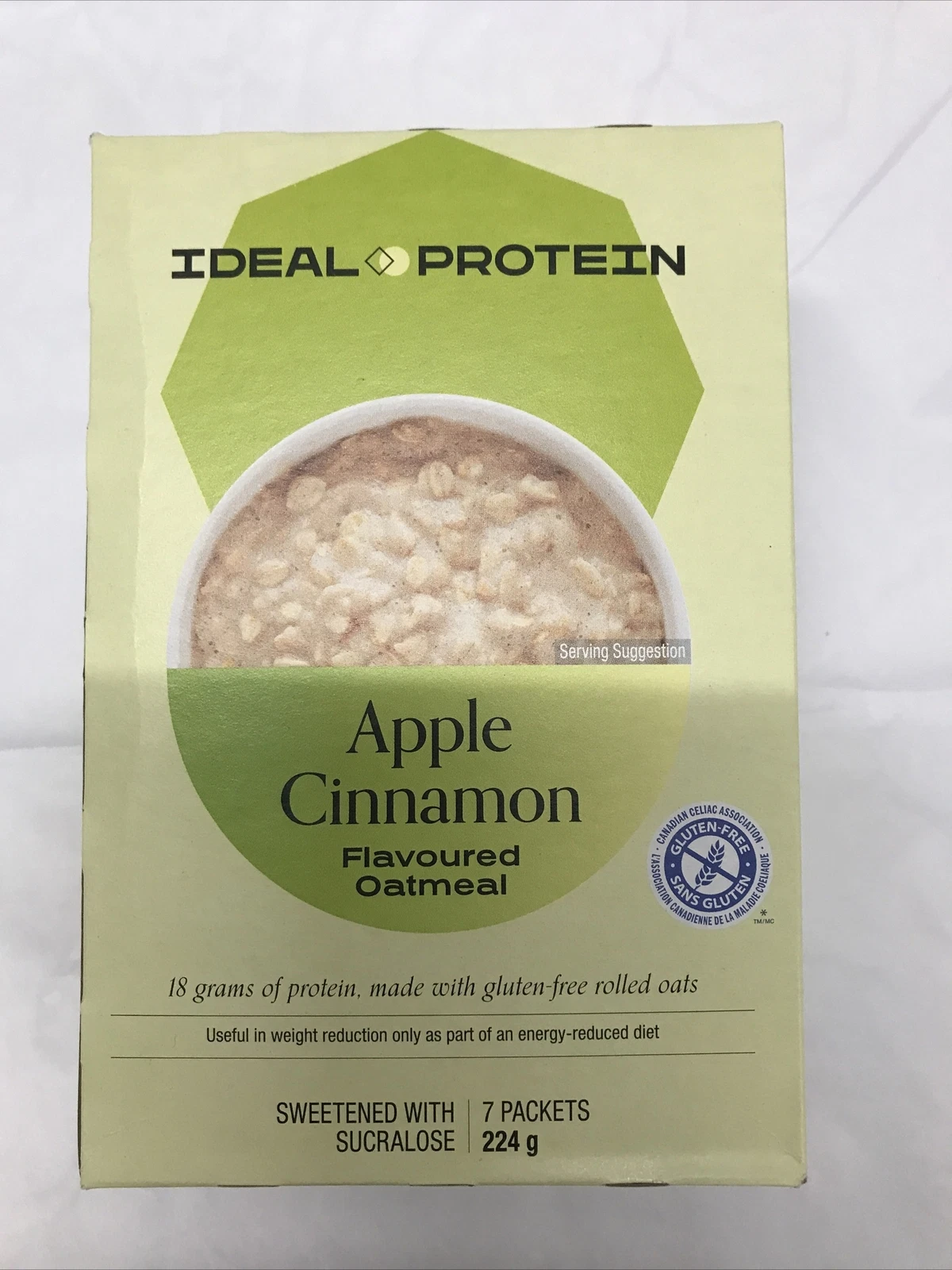 Ideal Protein Apple cinnamon Oatmeal BB 4/30/2026 or later FREE SHIP